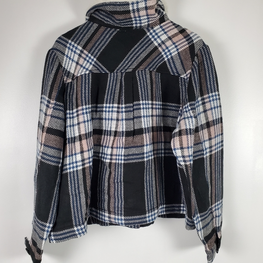 Susina | NWT plaid faux shearling jacket 2X - Picture 2 of 8